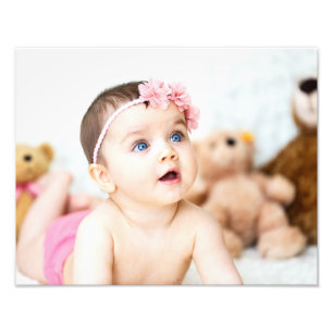 Personalise Enlargement Best Quality Baby Photo Print