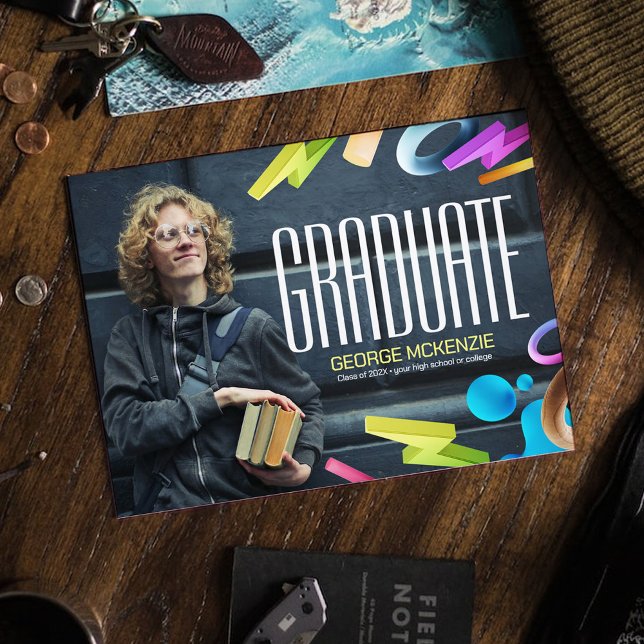 Personalise fancy graduation announcement (Creator Uploaded)