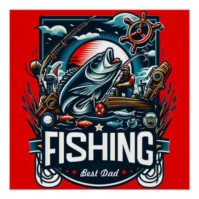 Personalise fishing poster (Front)