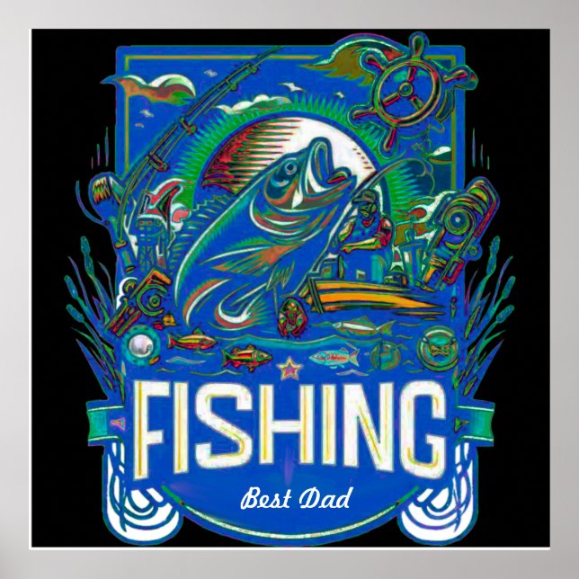 Personalise fishing poster (Front)