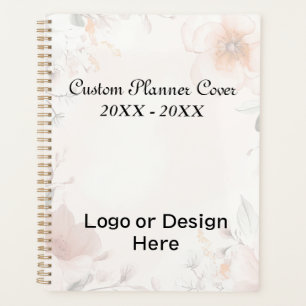 Personalise Floral Design  Planner