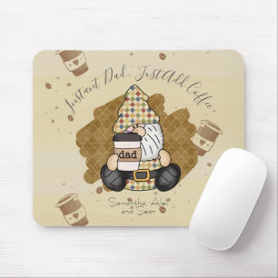 Personalise for Coffee Lover Dad Vintage Mouse Pad