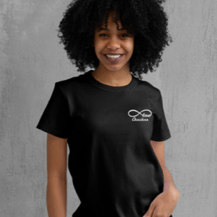 Personalise Forever Love Couple  T-Shirt