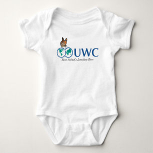 Personalise Front & Back UWC Butterfly Baby Bodysuit