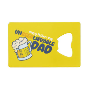 Personalise Funny Unbeerlievable Dad