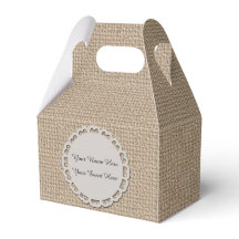 Personalise Gable Favour Box