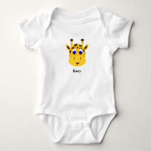 Personalise Giraffe Infant Bodysuit