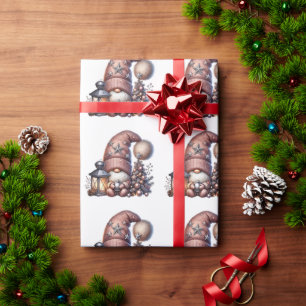 Personalise Gnome Wrapping Paper