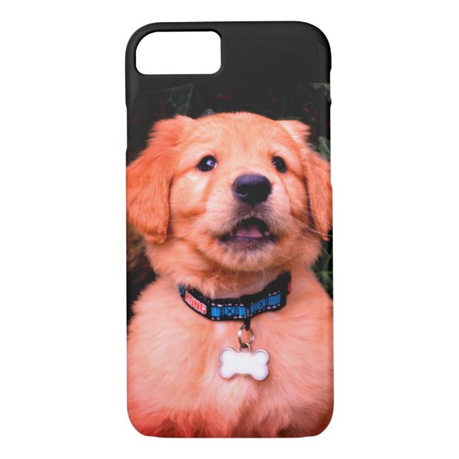 Personalise Golden Retriever Puppy Case-Mate iPhone Case (Back)