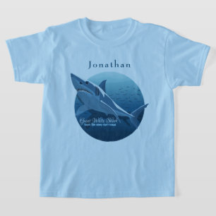 Personalise Great White Shark Tours the Ocean T-Shirt