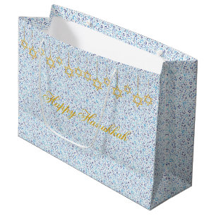 Personalise HANUKKAH Hebrew Holiday Gift Bag