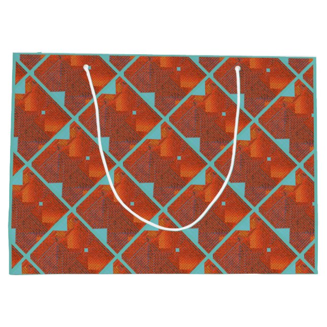 Personalise Happy Birthday, Celebration  Large Gift Bag (Back)