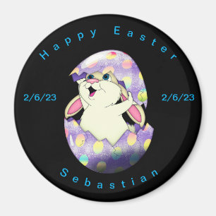 Personalise Happy Easter magnet