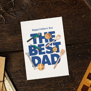 Personalise Happy Father's Day   The Best Dad Card