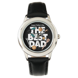 Personalise Happy Father's Day   The Best Dad-Dark Watch
