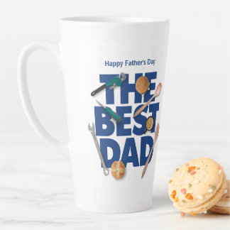 Personalise Happy Father's Day | The Best Dad Latte Mug