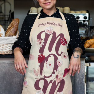 Personalise Happy Mother's Day Mum Apron