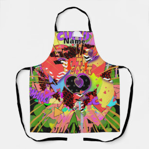 Personalise Hearty Hearts + More Kitchen Craft  Apron