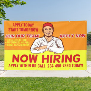 Personalise Hiring Technicians Installers Helpers Banner