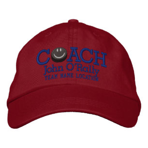 Personalise Hockey Coach Cap Your Name!
