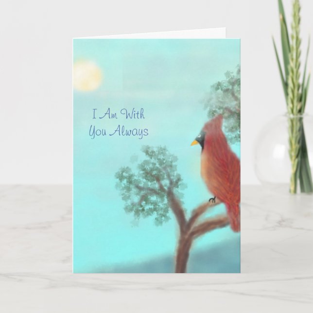 Personalise "I Am With You Always" standard Card (Front)