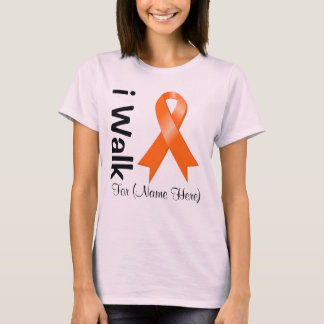 Personalise I Walk For Multiple Sclerosis T-Shirt
