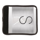 Personalise Initials, Black White, Brushed Silver