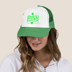 Personalise Irish Drinking Team St. Patrick's Day Trucker Hat