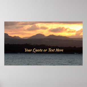 Personalise It! HDR Sunset Poster