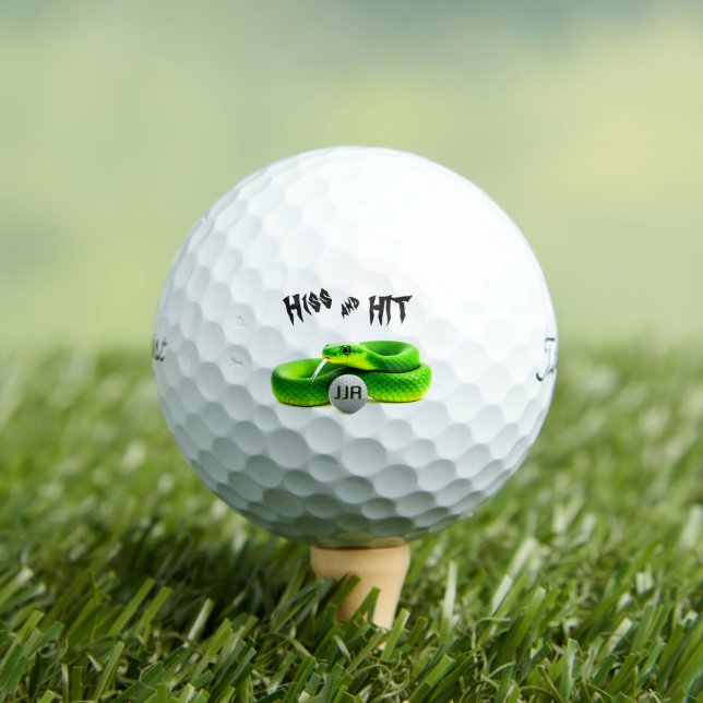 Personalise It - Hissing Snake Golf Balls (Insitu Tee)