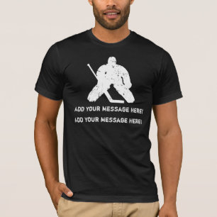 Personalise it, Hockey Goalie T-Shirt