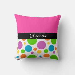 Personalise it - Polka Dot Pattern Cushion
