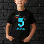 Personalise it! Woohoo Monster 5th Birthday Kids T-Shirt<br><div class="desc">Adorable Personalised Woohoo Monster 5th Birthday Boys/Girls T-Shirt. Available in several different sizes & colours.</div>