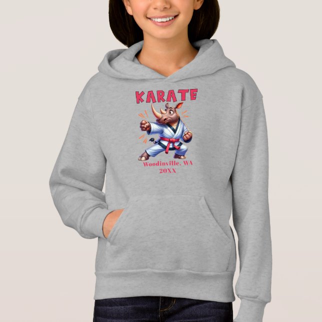 Personalise Karate Practitioner Location Date Name (Front)