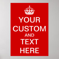 Personalise Keep Calm and Carry On