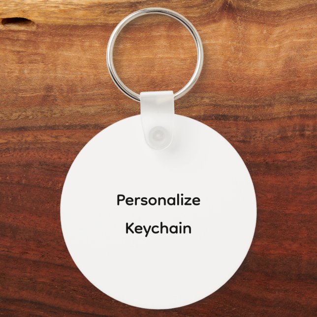 Personalise  key ring (Front)