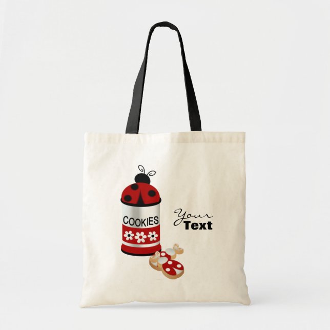 Personalise Ladybug Tote Bag (Front)