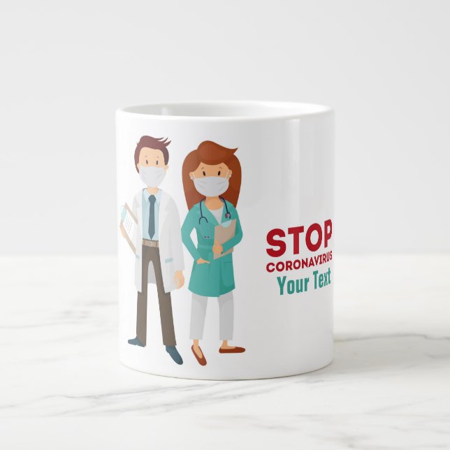 Personalise Large Coffee Mug (Front)