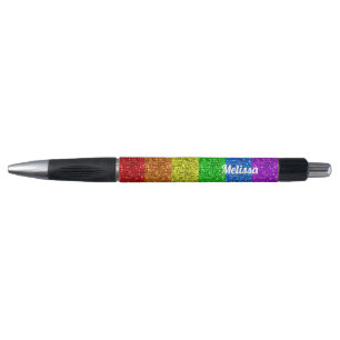 Personalise LGBT flag vibrant sparkles