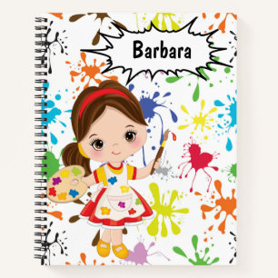 Personalise Little Artist Sketch Notebook