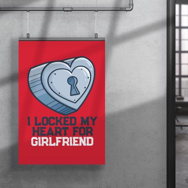 Personalise "! locked my Heart" Poster (Creator Uploaded)