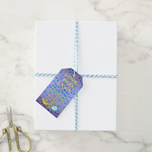 Personalise LOVE AND LIGHT Hanukkah Gift Tags