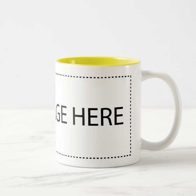 Personalise me with YOUR Logo! Two-Tone Coffee Mug (Right)