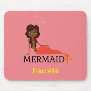 Personalise Mermaid Design Mouse Pad