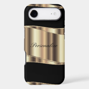 Personalise Metallic Gold Design