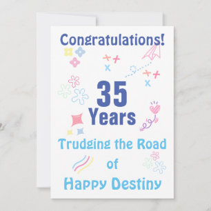 Personalise Milestone  12 Step Anniversary Card