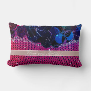 Personalise Modern Beautiful Mother’s Day Throw Pi Lumbar Cushion