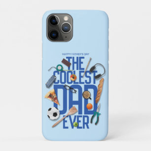 Personalise Modern The Coolest Dad Ever Case-Mate iPhone Case