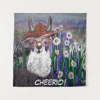 Personalise Momma Llama In a field of daisies