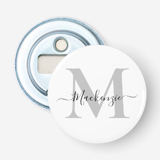 Personalise Monogram Initial Name Bottle Opener